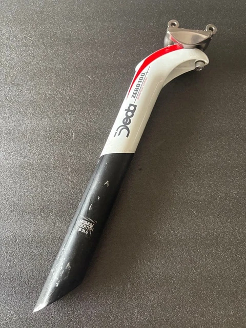 Tige De Selle Cinelli – Alu Blanc – 31.6mm X 330mm – Neuve Sans Boîte