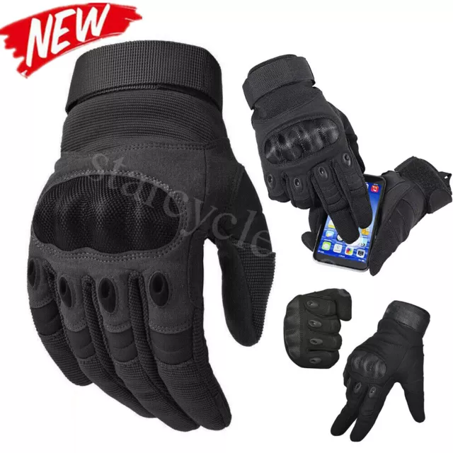 Thermal Motorbike Motorcycle Gloves Knuckle And Finger Protection Winter Summer