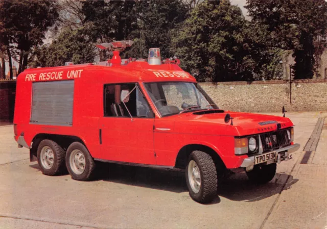 Fire Brigade Rover Postcard Unused Large Size Very Gd Mint