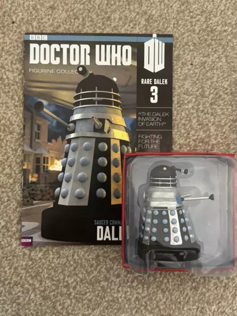 Eaglemoss Doctor Who figurine - RARE DALEK 3: SAUCER DALEK (invasion of earth)