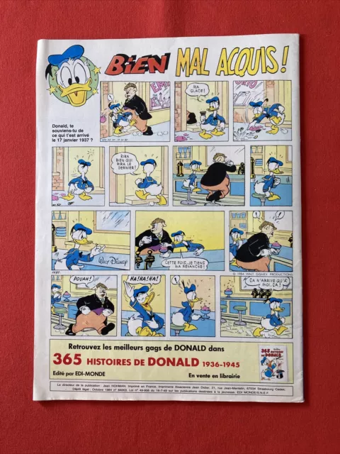 Die Zeitung Von Mickey N’ 1685 Okt 1984 Mit Nachträge Disney Guter Zustand Comic 3