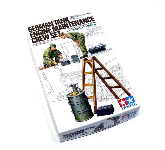 TAMIYA 35180 Military Model 1/35 German Tank Engine Crew Set Scale Hobby