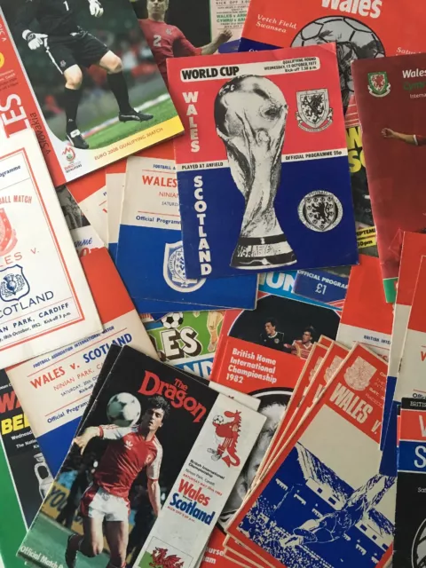 Wales Home Football Programmes *Choose from list* Discount Available