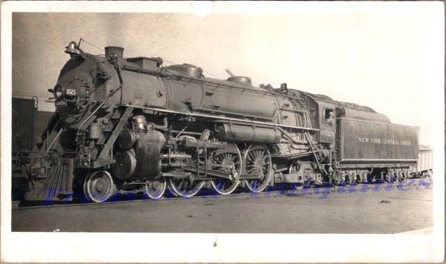 1930s New York Central Railroad #6525 Steam Engine Locomotive Tender Train Photo