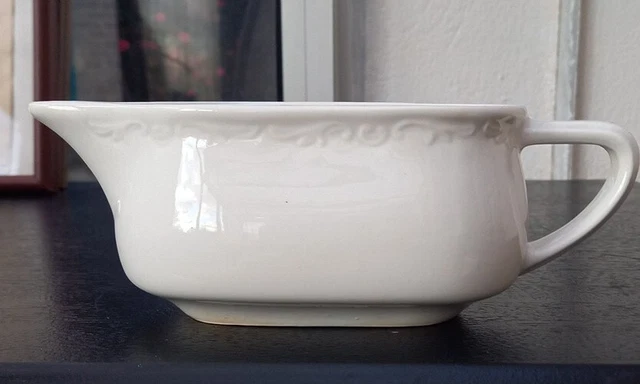 Ancienne Sauciere En Faience De Digoin Sarreguemines Modele Europe