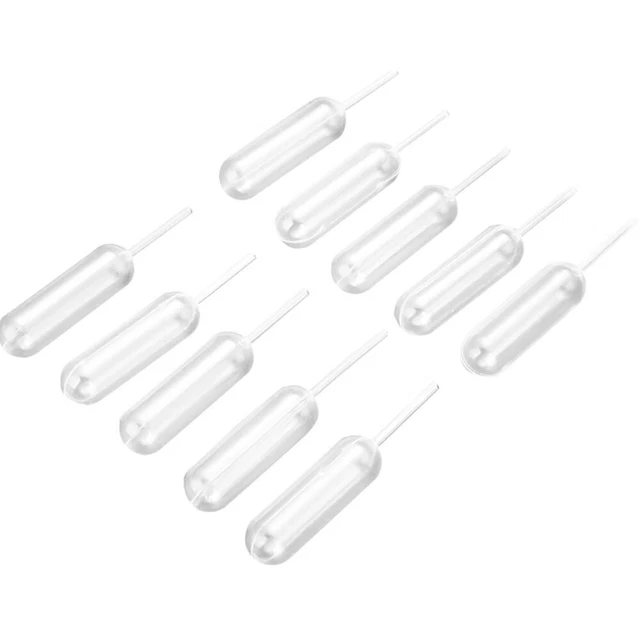50Pcs Disposable Straw Cake Ice Cream Injection Pipette Dropper