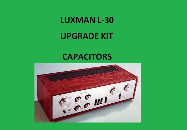 Kit De Réparation Pour Ampli Luxman M-02 - Condensateurs Neufs