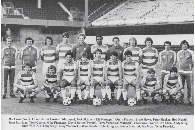 Qpr Football Team Photo>1981-82 Season