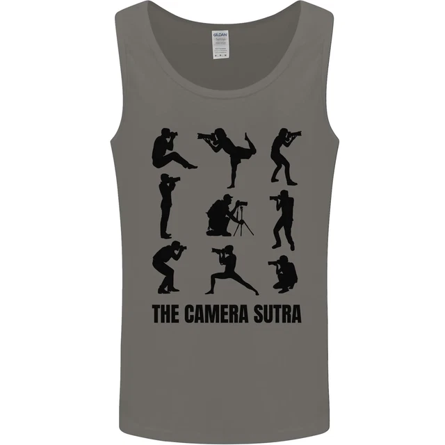 Camera Sutra Funny Photographer Photography Mens Vest Tank Top