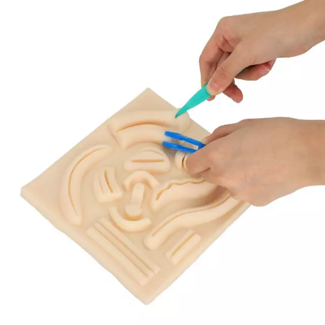 Suture Practice Kit Suture Skin Silicone Pad Pratique complète de