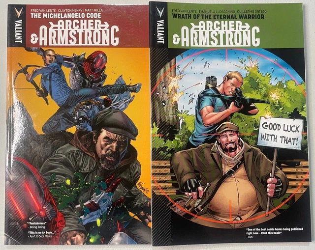 Archer & Armstrong Valiant Comics vol 1-2 TPB Eternal Warrior, Van Lente, Henry