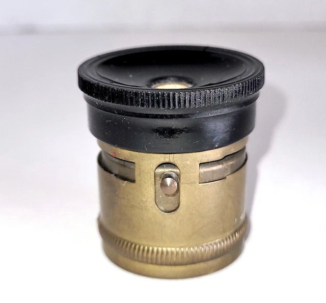 Antique Handheld Brash Pocket Field Microscope