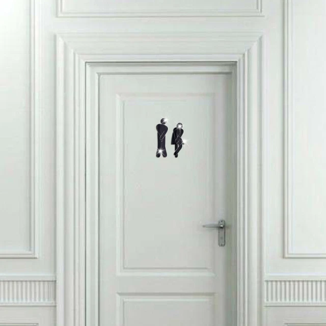 TLDSHOP® - Adesivo Toilette - Bagno - Toilet - Murale - WC - Divertente