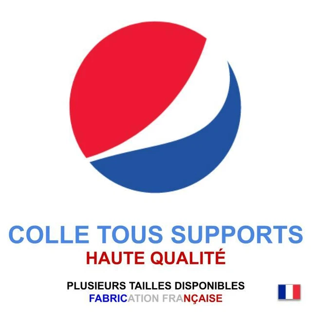Stickers Autocollants Logo PEPSI - Plusieurs Tailles, Prix Attractif, Pour Tous Supports