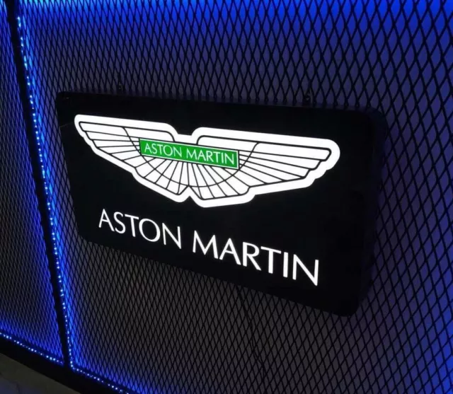 Lámpara de pared Aston Martin Letrero luminoso Letrero luminoso Decoración...