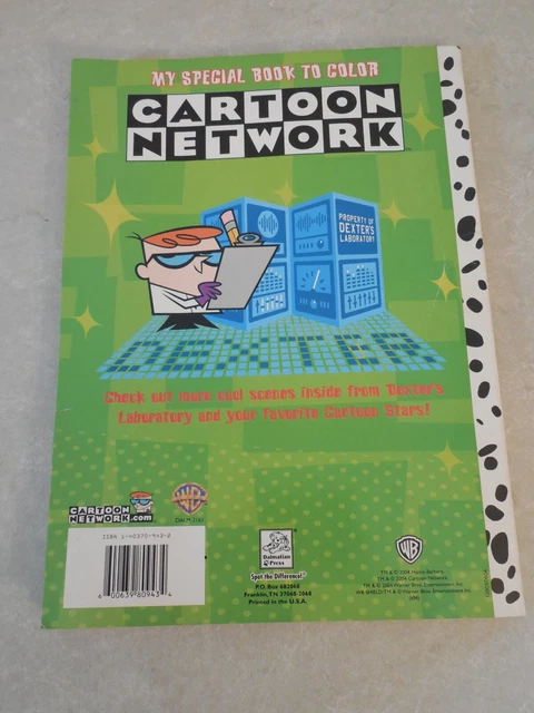 CARTOON NETWORK TOON Time Coloring Book Dalmatian Press 2004 Scooby cartoon-network-toon-time-coloring-book-dalmatian-press-2004-scooby