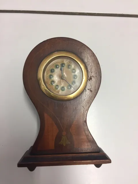 vintage art nouveau liberty style miniature mantel clock