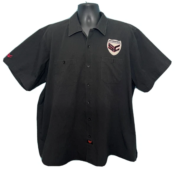SIN CITY MOTORSPORTS Las Vegas Gray Embroidered Garage Shop Shirt Size