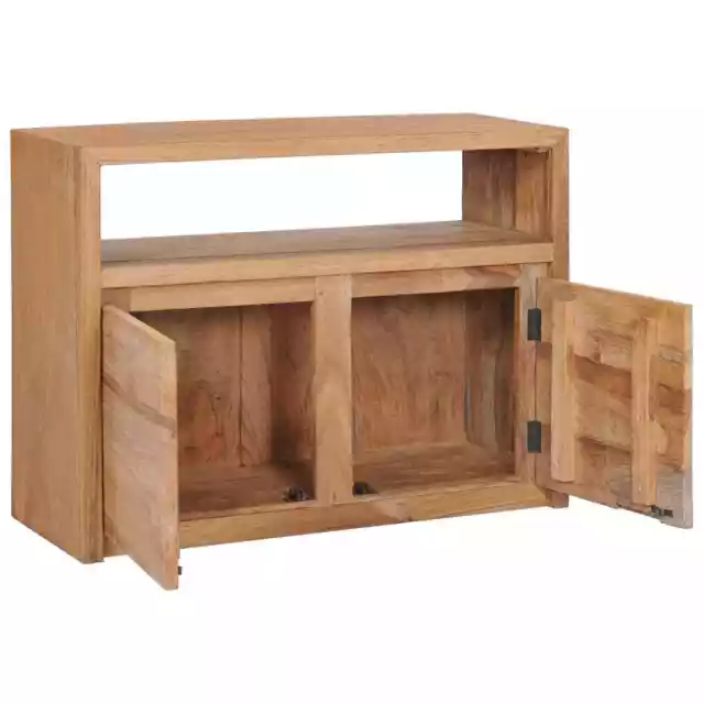 Sideboard 80x30x60 cm Massivholz Teak 2