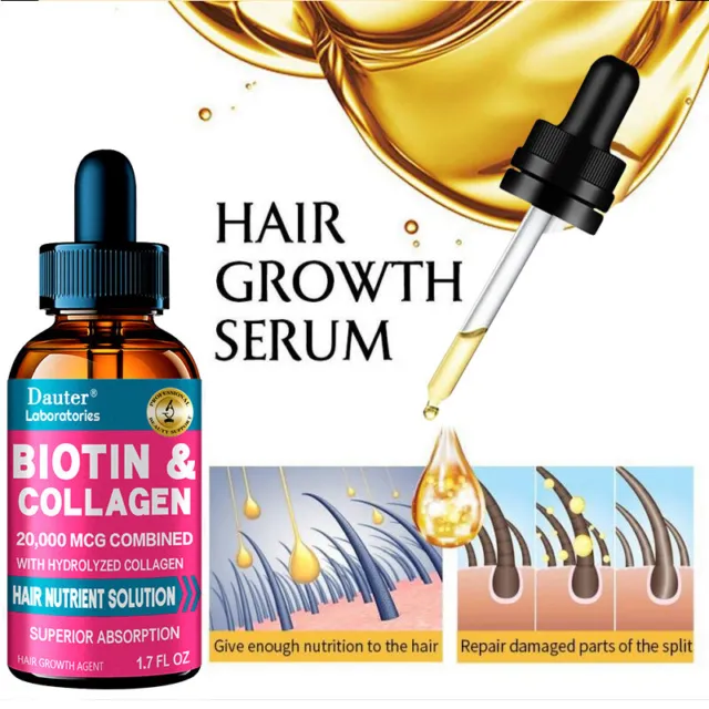 Serum BIOTINA y COLÁGENO para el crecimiento del cabello