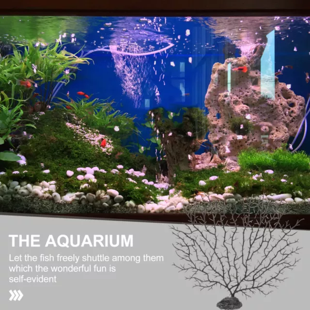 LIFELIKE CORAL TREE Aquarium Plants Live Artificial Water Ocean $7.85 ...