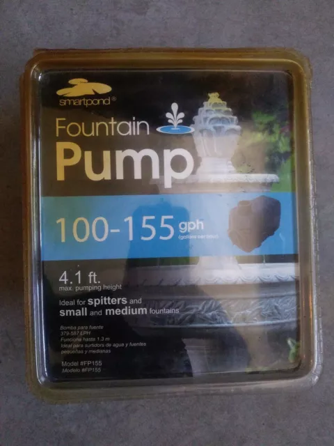 Smart Pond Fountain Pond Pump 80-155Gph Flow Control