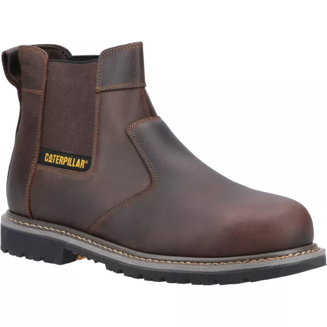 CAT Powerplant Marchand Sécurité Bottes Homme Cuir Acier Orteil Caterpillar Work