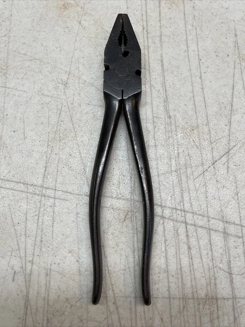 Vintage Kraeuter #1480-8 Side Cutting Linesman Pliers Usa