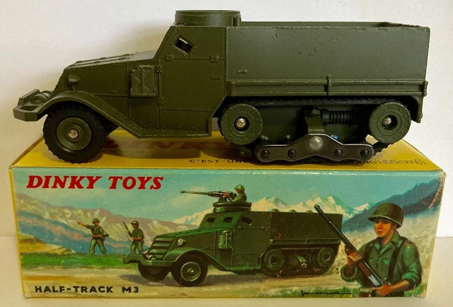Half Track Dinky Toys Authentique - Échelle 1:43, Occasion, Modèle Collector