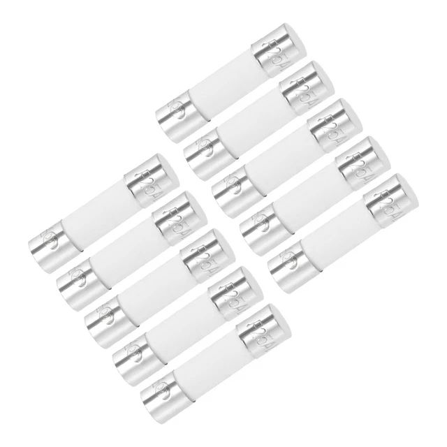 Automobile Fusibles cartouche 25A 250V céramique Remplacement  soufflets 10Pcs
