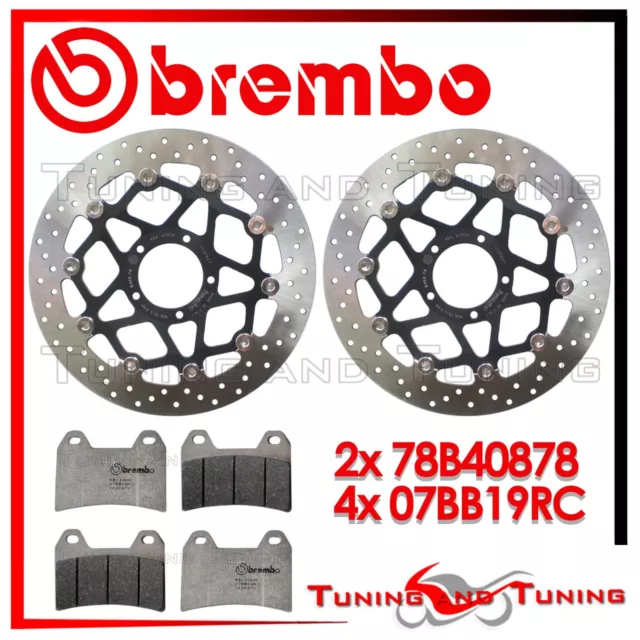 Dischi Freno Anteriore BREMBO+Pastiglie RACING PER DUCATI MULTISTRADA 1200 2010