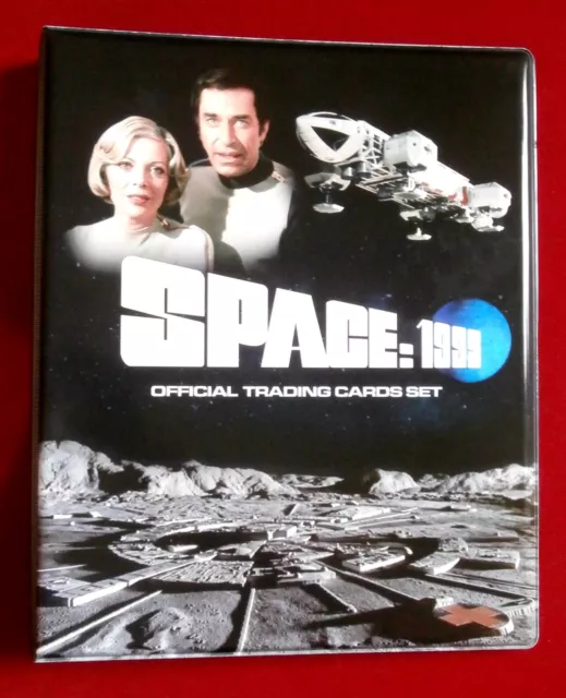 SPACE 1999: ALL 54 BASE CARDS + Official Trading Card Storage Binder Unstoppable