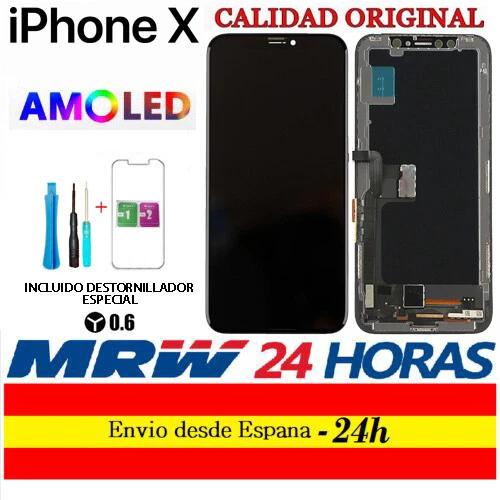 Schermo Completo IPhone XS Alta Luminosità – Compatibile, Colore Nero, Spedizione 24h MRW