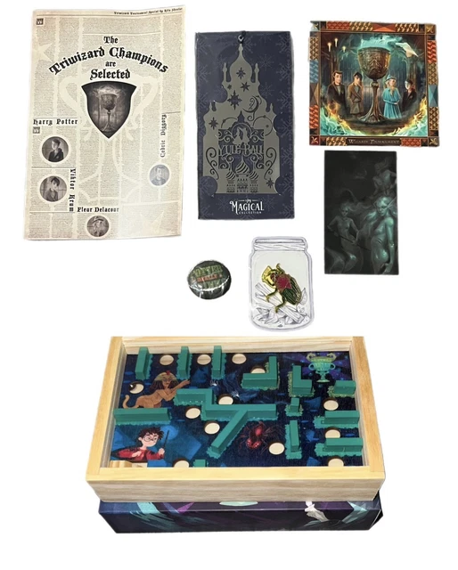 Litjoy Harry Potter Bundle Yuleball Bookmark Artwork Triwizard Maze Enamel Pin