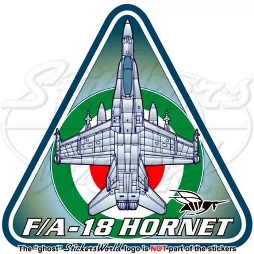 McDonnell Boeing F-18 HORNET KOWEIT Armée de l'Air 95mm Vinyle Autocollant