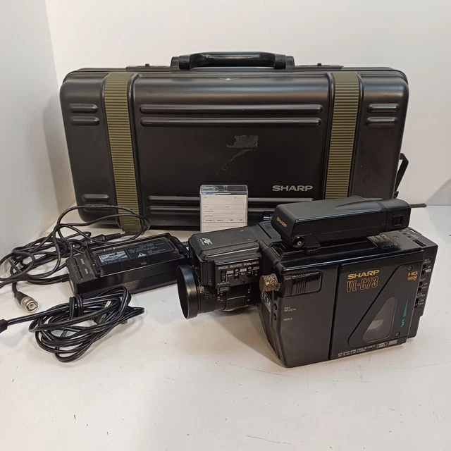 SHARP VLC73 CAMCORDER VHSC PAL VideoCamera CCD Japan