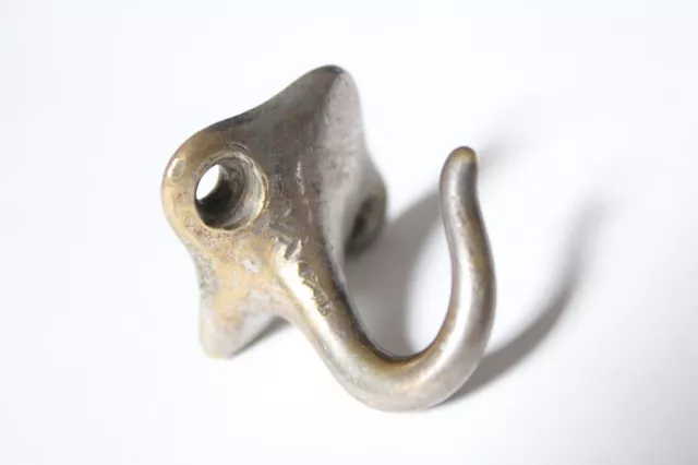 antique towel hook strop holder | vtg bathroom robe hook deco victorian old hook