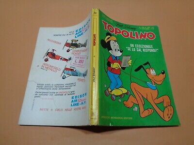 Topolino N° 785 Originale Mondadori Disney Molto Buono 1970 Bollini + Cedola