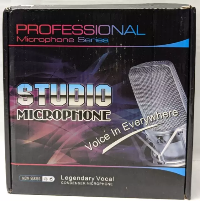 BM-800 Condenser Microphone Kit Broadcasting-Studio Recording Professional White