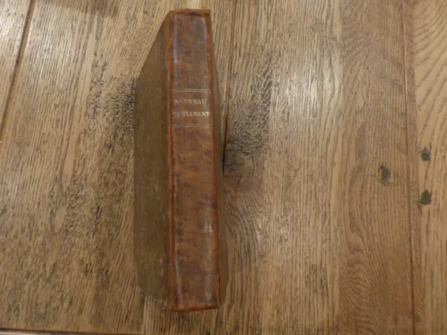 BIBLE version d' OSTERVALD nouveau testament 1850