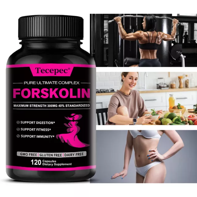 Forskolina Máxima Fuerza 100% Puro 300 mg ¡Resultados rápidos! Extracto de forskolina 2