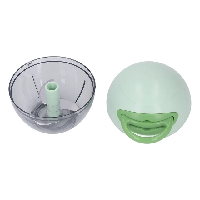 (Viridis)Garlic Chopper With Hand Pull Cord Healthy Manual Food Processor Easy