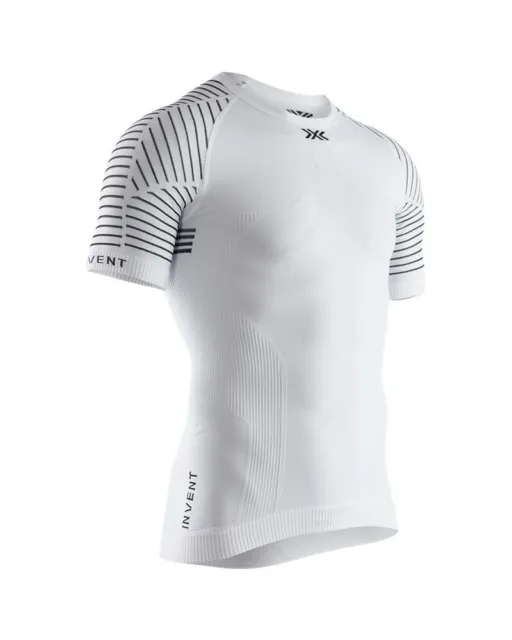 X-Bionic Inventar 4.0 Light Camiseta Manga Corta Cuello Hombre, Arctic White /