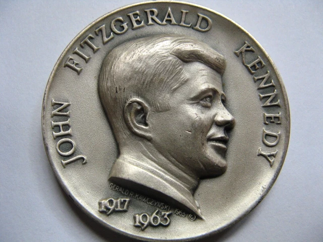 The Metal Arts Co. Rochester NY JFK John F Kennedy .999 Silver Round / Medal