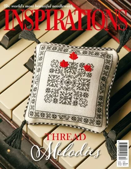 Inspirations Embroidery Magazine - Issue #113 (Feb''22) inc P&P