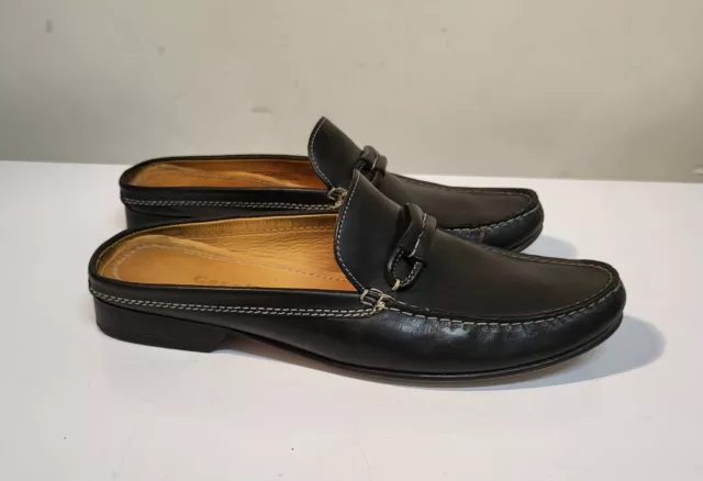 Cole Haan Women’s Size 7.5 B Black Backless Slipon Loafers Shoes Casual Work