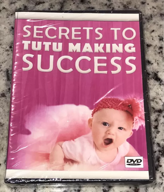 Secrets to TUTU Making Success DVD - 13 Ways to Make Tutus for Dance DIY How-To