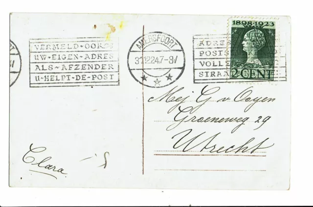 CPA-Carte postale--Pays Bas-Gelukkig Nieuw Jaar -1924 -VM3815 2