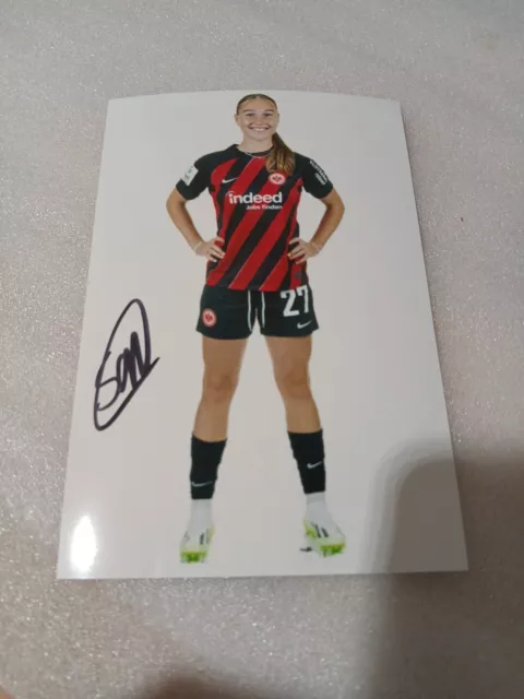 Signiertes Foto Sophie Nachtigall Eintracht Frankfurt Frauen NEU (2)