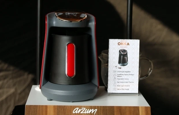 Arzum Okka Minio Automatic Turkish Coffee Maker Machine + 100gr Coffee GIFT